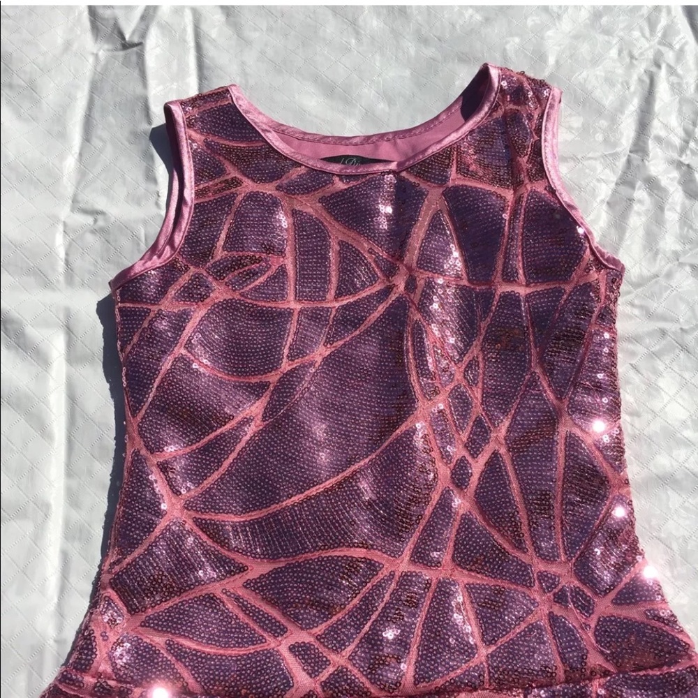 DOLLS & DIVA **Sequined Pink Party Dress***$145 - Picture 3 of 7